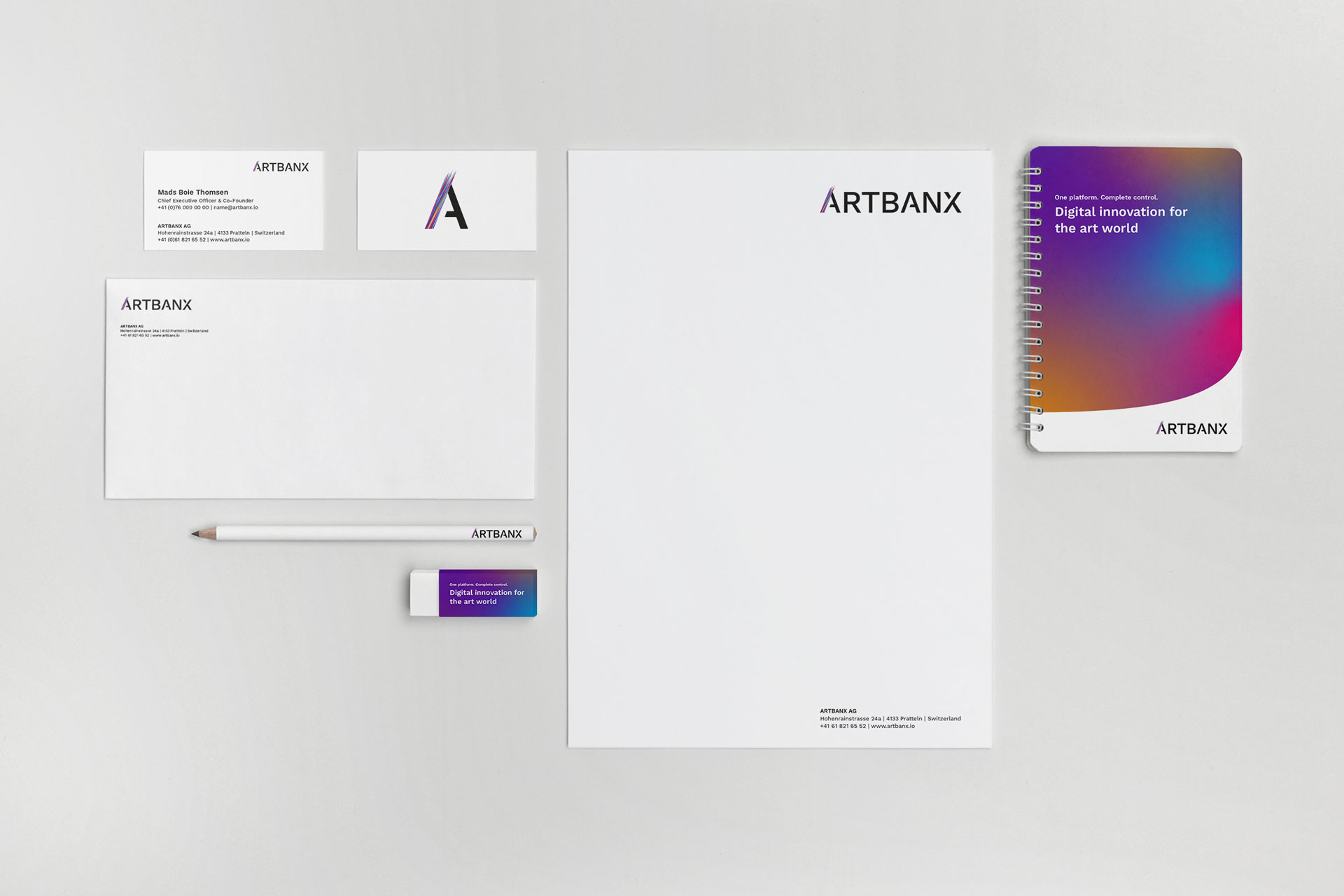 Branding für Artbanx mit Logodesign