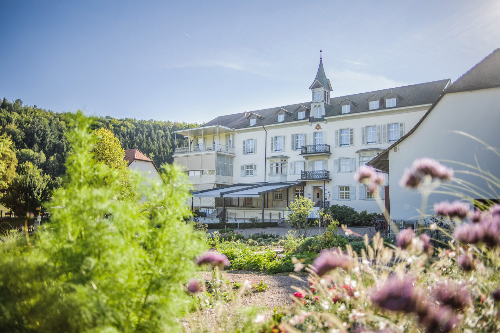 Das wunderschön neu renovierte Hotel Bad Schauenburg in Liestal bei Basel