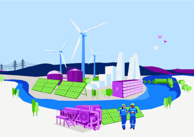 Key Visual für Roche Abteilung CO2-neutrale Energieversorgung Basel / Kaiseraugst