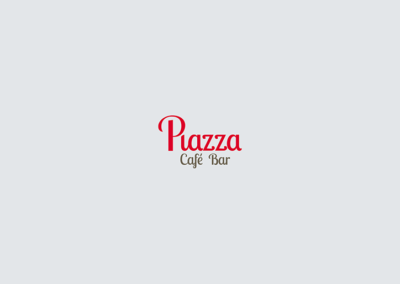 Italienisches Flair für Piazza Café & Bar Logogestaltung